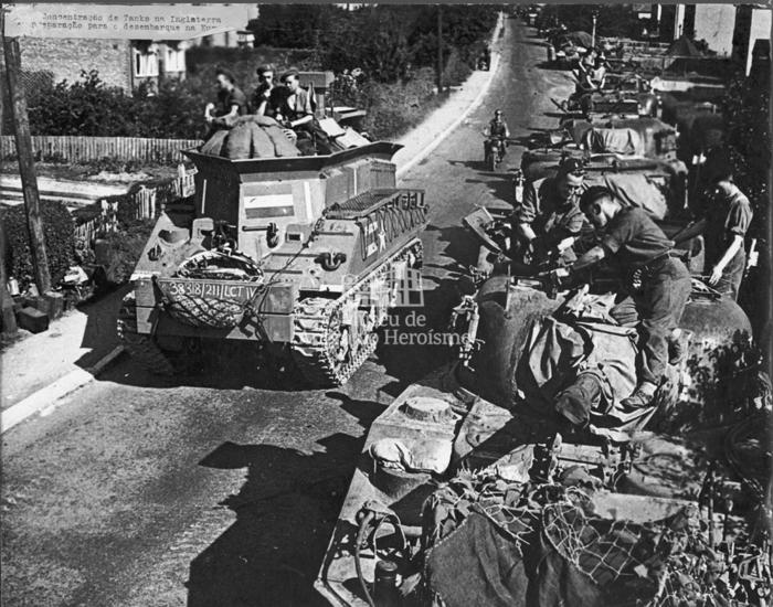 Concentração de tanques em Inglaterra