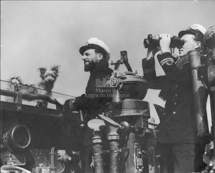 "Men of the British destroyer Brecon"
