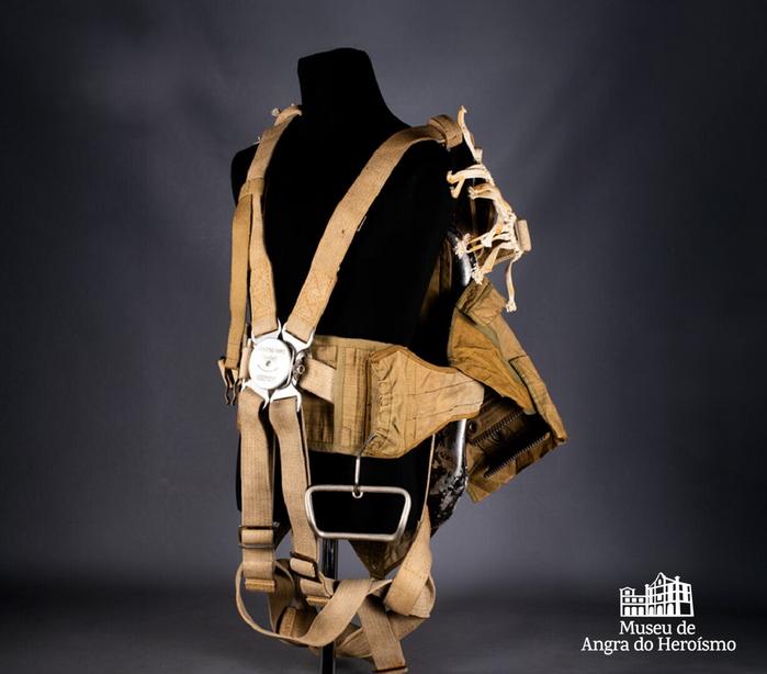 Arnês de paraquedas para piloto Luftwaffe