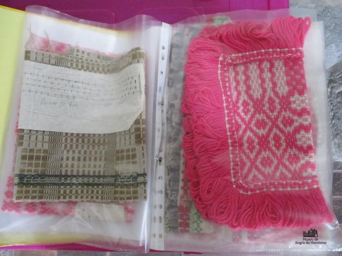 Amostras de tecelagem