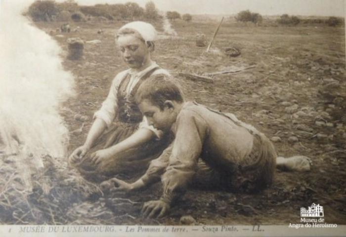 Cartão postal (Les pommes de terre)