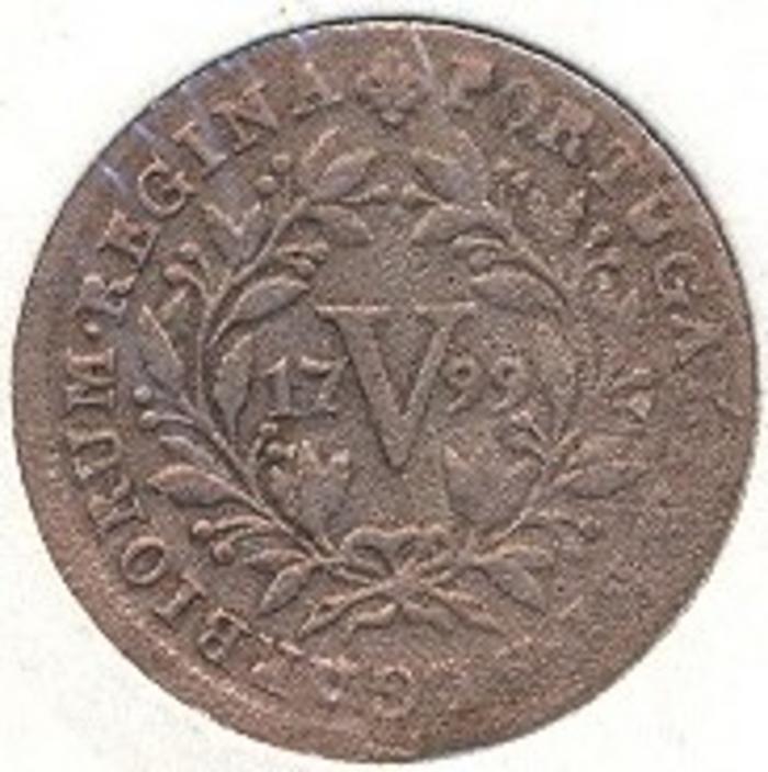 Moeda 5 Réis, D. Maria I