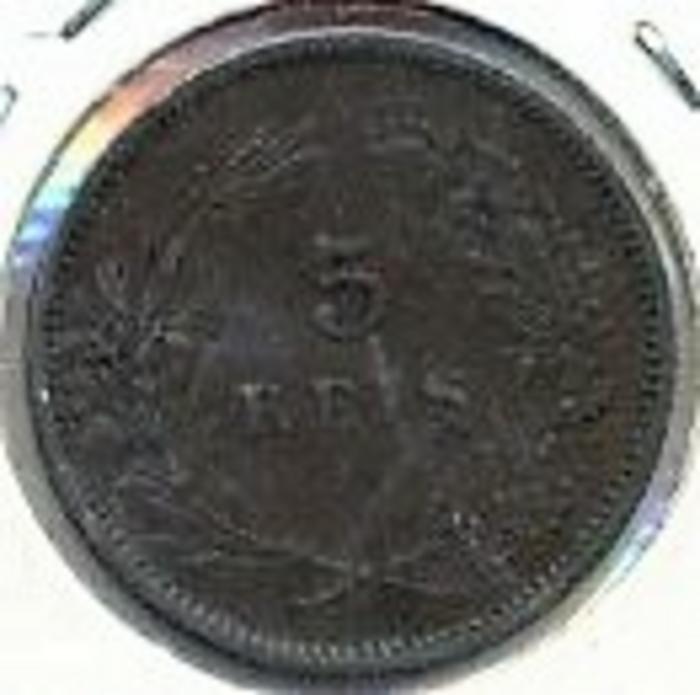 Moeda 5 Réis, D. Carlos I