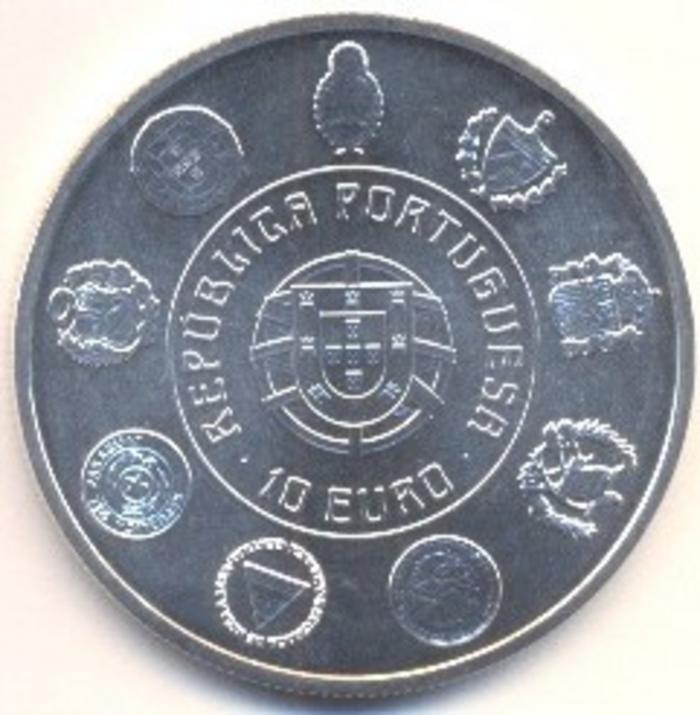Moeda 10 Euros, Portugal