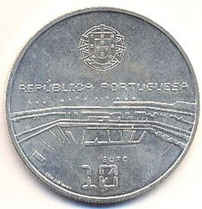 Moeda 10 Euros, Portugal 