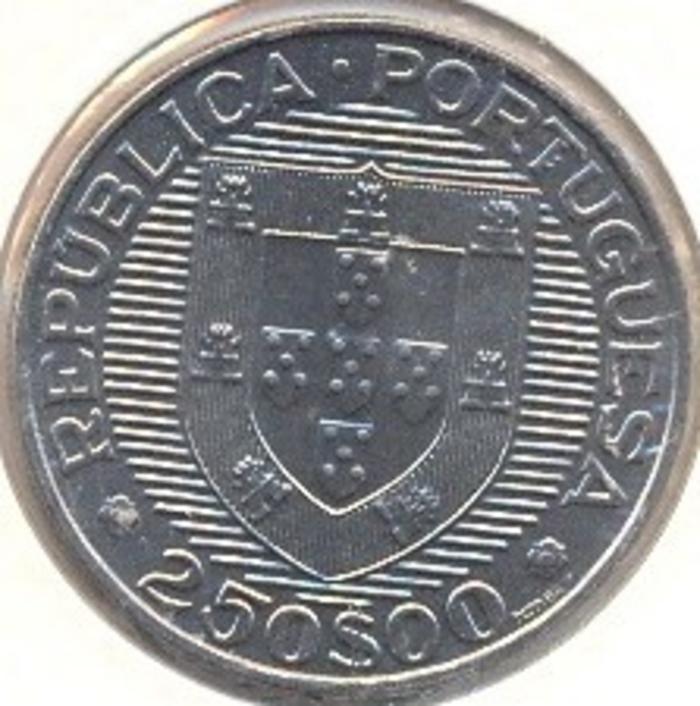 Moeda 250 Escudos, Republica 