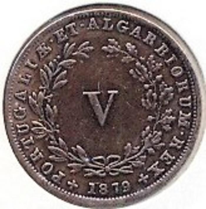 Moeda 5 Réis, D. Luís I