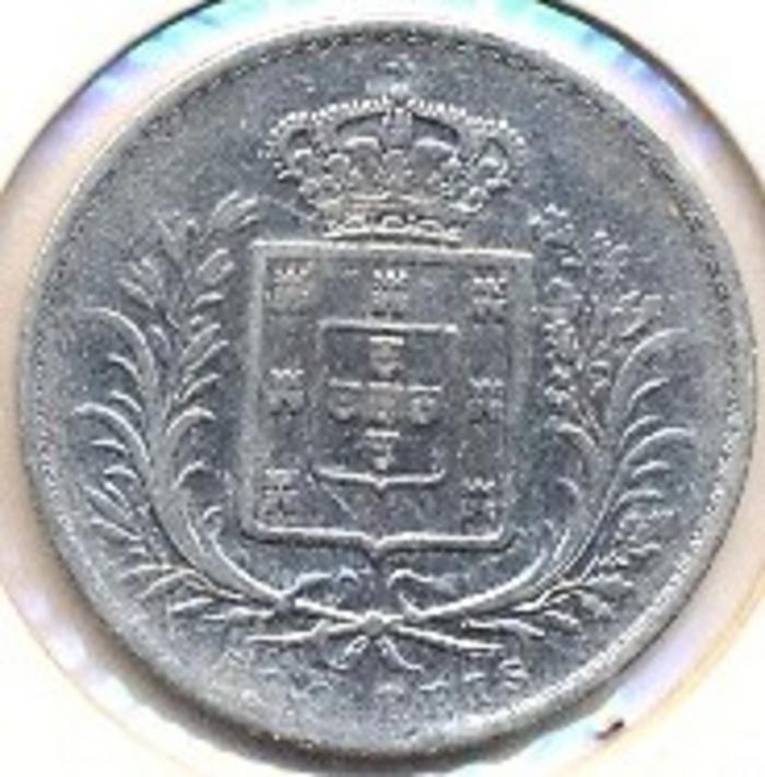 Moeda 500 Réis / 5 Tostões, D. Luís I