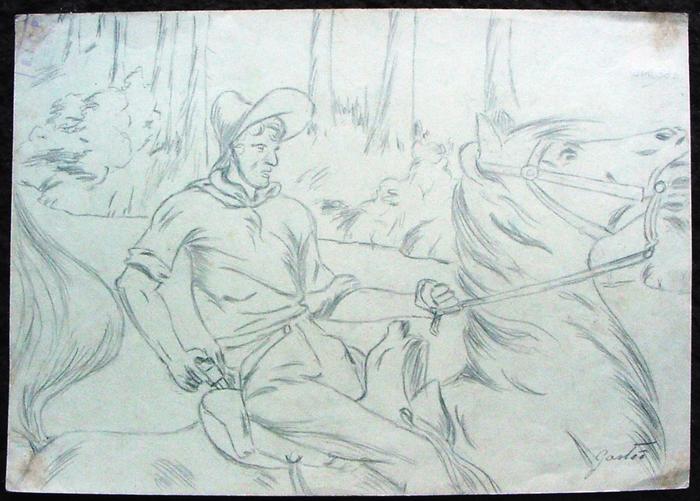 Desenho - Cavaleiro 