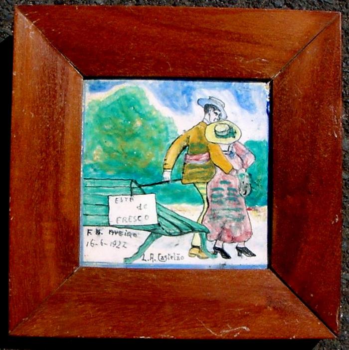 Pintura - Banco de Jardim