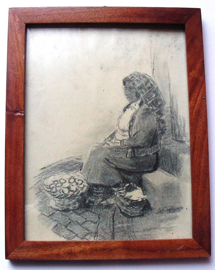 Pintura - Vendedora Ambulante