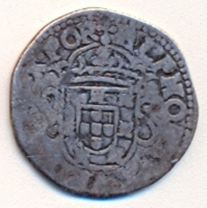 Moeda 100 Réis / Tostão, D. Afonso VI